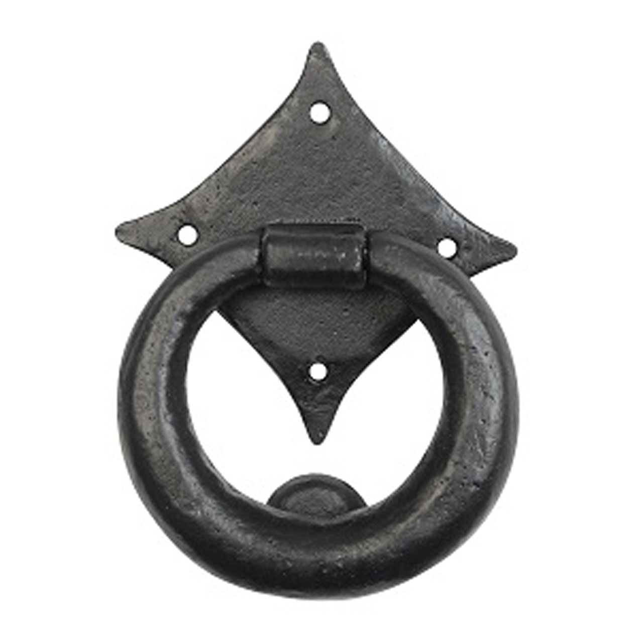 Kirkpatrick 6058 Ring Door Knocker - Antique Black